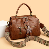 包包女包新款时尚斜挎包女单肩包中年妈妈包手提包女