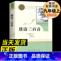唐诗三百首 [正版]艾青诗选原著完整版人民教育出版社九年级 名著人教版初中生全套配套 9上册初三学生课外阅读世说新语课外