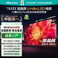 海信电视小墨 65E5Q Pro 65英寸 560分区U+MiniLED 信芯芯片 抗反光防眩光墨晶屏 300Hz高刷