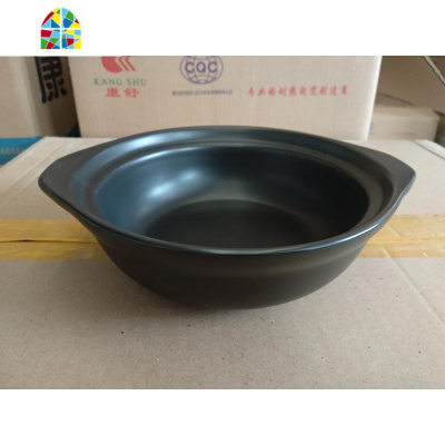 瓷煲 燃气明火可高温瓦煲沙锅 煲仔饭焖鸡米饭专用砂锅浅锅 FENGHOU 21号600ML白色带盖无托盘