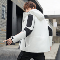 羽绒服秋冬季新款连帽冲锋衣夹克潮牌加厚保暖时尚潮流男装