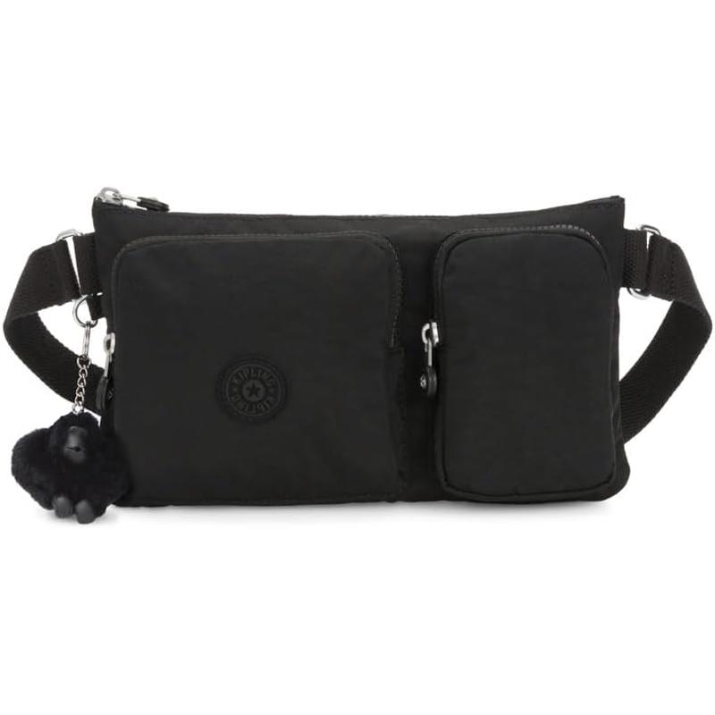 Kipling凯浦林腰包女可调节肩带日常使用实用性强容量适中黑色