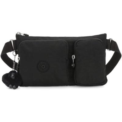 Kipling凯浦林腰包女可调节肩带日常使用实用性强容量适中黑色