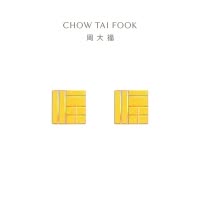 周大福[新品]传福系列黄金耳钉耳饰 EOR1100