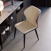 苏宁 质凡 简约餐椅轻奢靠背椅 颜色备注