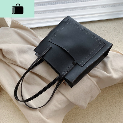 复古高级感单肩包洋气女包2020新款潮韩版百搭气质简约时尚托特包NEW LAKE女士单肩包