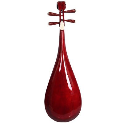 梵巢琵琶成人演奏乐器PP-03红色椿木材质贝雕工艺亮光上漆初学考级椿木无贝雕