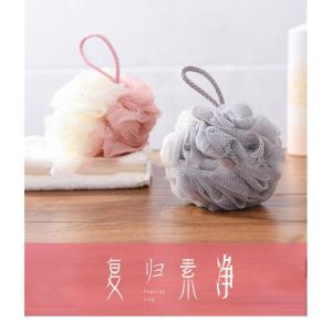 家柏饰(CORATED)沐浴球浴花泡泡少女超柔软洗澡花球不易散搓背搓澡两用泡澡球
