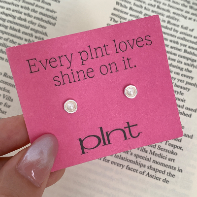 S925纯银正圆亮光珍珠几何耳钉女优雅通勤搭配耳环耳饰小香风送女朋友老婆情人节七夕生日礼物