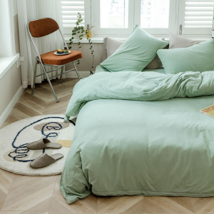 天竺棉纯色四件套床品套件三件套 TP2982