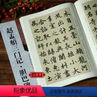 [正版]赵孟頫三门记 胆巴碑 古代经典碑帖善本 书法爱好初学者专业院校学生毛笔赵体楷书练字帖简体旁注原碑帖原大原寸局部