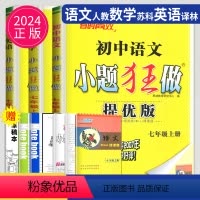 提优版 语数英 国一上 江苏专用(除南通) 国一/初中一年级 [正版]2024小题狂做国一下册上册数学语文英语七下提优版