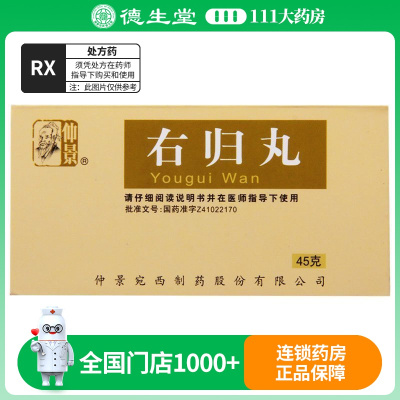 仲景 右归丸 45g*1瓶/盒