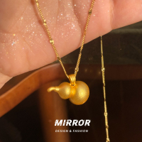 999纯银葫芦吊坠女项坠轻奢时尚简约小众气质个性精致新 BCZ1929送女朋友老婆情人节七夕生日礼物