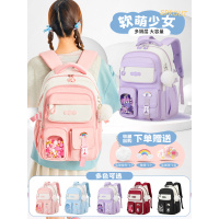 新款初高中学生书包大容量轻便双肩背包拉杆背包多彩撞色