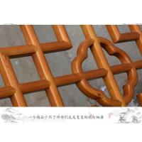 BONJEAN新中式实木花格仿古客厅月洞中式隔断玄关拱形月亮博古架定制 定制拍单链接