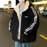 YANXU灯芯绒棉衣男士羽绒棉服加厚羔绒青少年冬款棉袄外套冬装