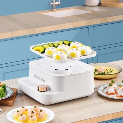 康巴赫(KBH)电蒸锅一体多层蒸锅家用大容量多功能电蒸笼蒸汽锅煮锅