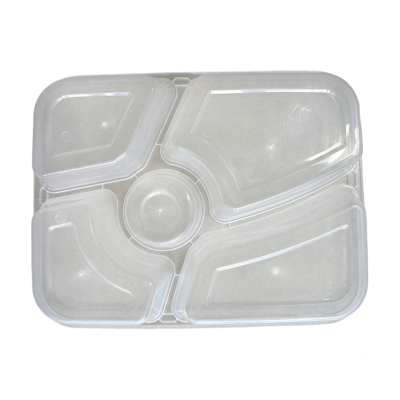 莘煊 方五格餐盒 255mm*200mm*40mm 120个/件