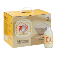 米婆婆即开即饮米酒米酿风味饮品300ml*6瓶礼盒装孝感饮料早餐杯湖北特产