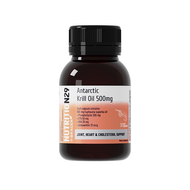 澳洲Nutrition29纽西臣南极磷虾油软胶囊30粒 原装进口 含量高纯度高成人中老年DHAomega3