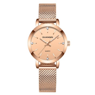 2020新款冠琴手表女学生简约超薄防水时尚潮流气质女士手表水钻石英表