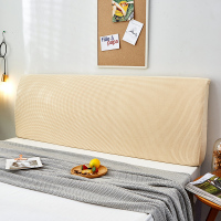 萬能全包床头套罩软包简约现代北欧防尘1.5米1.8m床靠背保 芥末黄[加厚针织] 1.2米[适合1.2m-1.4m床头]