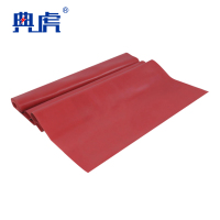 典虎 绝缘胶皮 红色8mm*1m*5m 卷