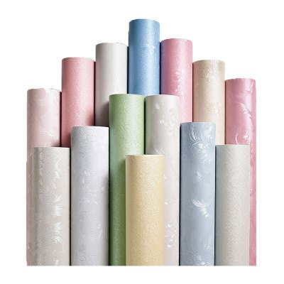 简约现代自带胶墙纸自粘卧室温馨客厅房间卧室门厅过道厨房办公室壁纸