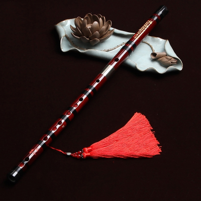 笛子精制演奏高级档专业初学成人入门横笛古风学生儿童零基础竹笛一节F调-赠配件