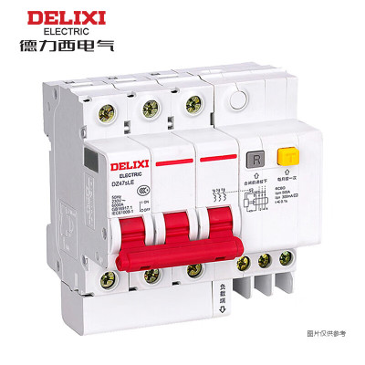 德力西 DZ47sLE 40A 3P DZ47SLEN3C40 微型漏电保护器
