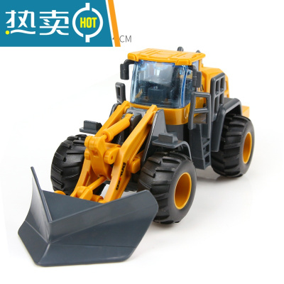 惯性工程车耐摔玩具儿童挖掘机男孩宝宝小汽车挖土机玩具车套装真智力铲车回力玩具