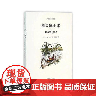 精灵鼠小弟 中英文双语珍藏版 EB怀特三部曲经典童书上海译文儿童文学名著小学生四五六年级书三年级课外书阅读书目正版书