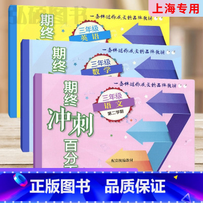 3年级下册 语数英 (百分百) 小学通用 [正版]2024上海名校名卷二年级一二三四五年级六七八九上下册语文数学英语电子