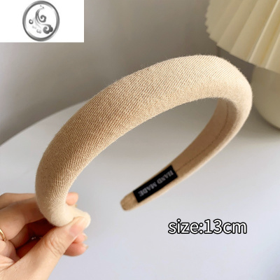 JiMi高级感海绵发箍女ins网红2023年新款气质头箍高颅顶压发发卡头饰