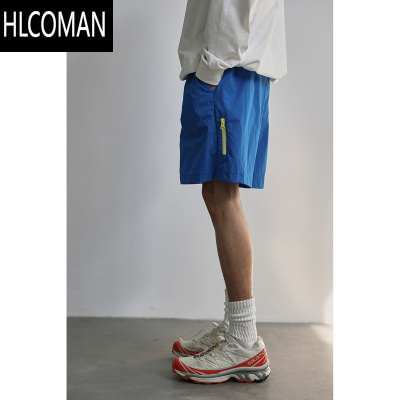 HLCOMANLH store夏季户外多色速干休闲短裤男沙滩工装抽绳休闲五分运动裤