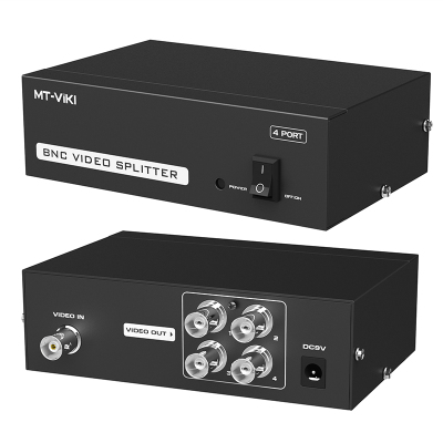 迈拓维矩MT-104BC bnc分配器一分四高清监控视频摄像头分配器1进4出