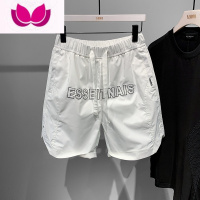 七斓新款休闲速干短裤男夏季薄款五分裤宽松潮牌百搭美式运动沙滩中裤