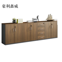 豪利鑫威办公室矮柜储物柜文件柜6门4抽屉