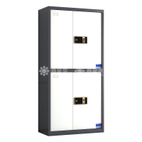 鑫星奈 XXN3110725 钢制保密柜密码文件柜保密档案资料柜灰白套色通双节指纹锁