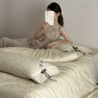 高端轻奢中古风A类100s贡缎长绒棉四件套纯棉全棉氛围感乔迁床品