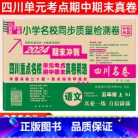 五年级[语文]人教版 小学通用 [正版]2024四川名卷小学一二三四五六年级上下册语文数学测试卷人教版北师大西师版重点名