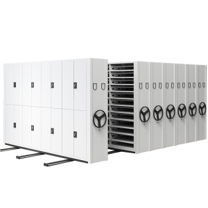 东升顺移动密集架档案柜手摇轨道钢制智能电动密集柜资料文件柜