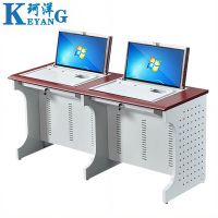 珂洋 翻转电脑桌 两人位胡桃色 张