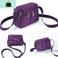 2020新款尼龙女包妈妈包中年简约老年帆布斜挎包单肩背包休闲斜跨NEW LAKE女斜挎包