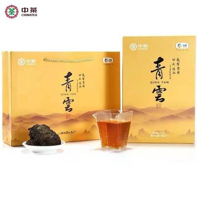 中茶茶叶正宗安化黑茶青云手筑茯砖1000g中粮茶叶青云1000g