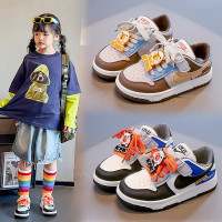儿童板鞋秋季新款男童运动鞋女童休闲轻便透气跑步鞋学生板鞋
