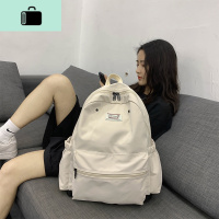 百搭女ins风书包韩版原宿ulzzang高中学生初中生bf风古着感双肩包NEW LAKE