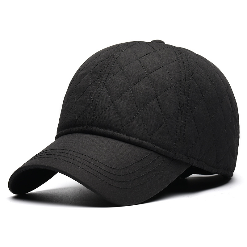 冬季大头围帽子男中老年老头帽加绒保暖防风鸭舌帽防寒防水棒球帽