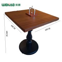 沃灏(wohao)洽谈桌 小方桌 方桌茶几 60cm*60cm*68cm WH-C020395 张